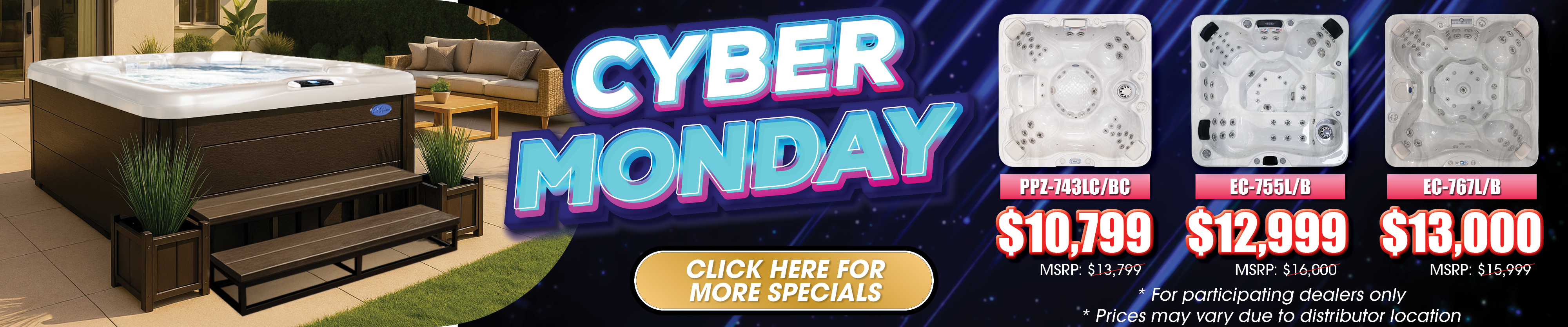 Calspas hot tub being used in a family setting - Johnson City